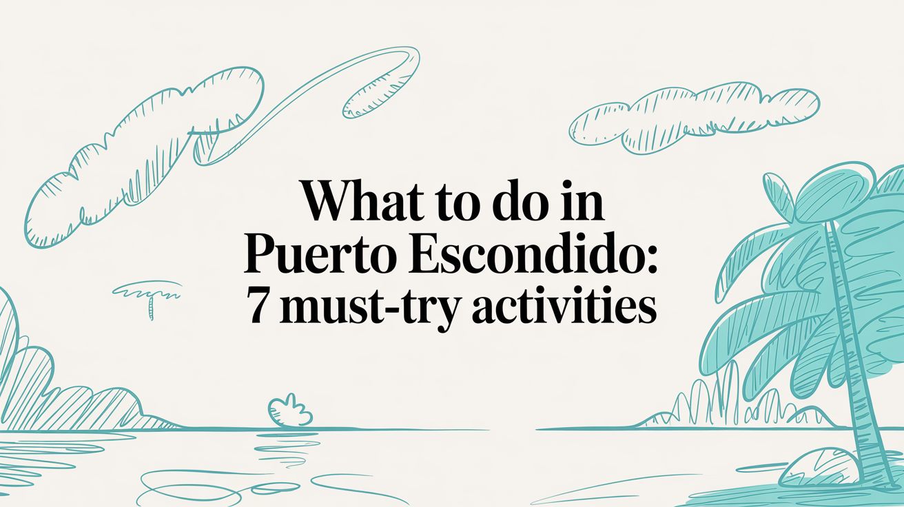 what to do in puerto escondido: 7 must-try activities
