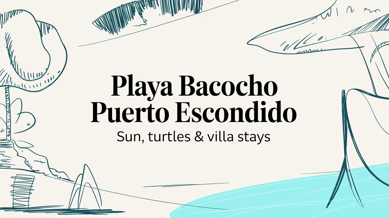 playa bacocho puerto escondido: Sun, turtles & your private villa