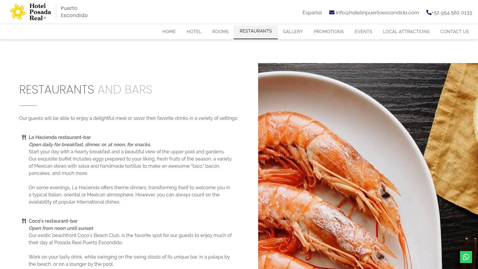 Posada Real Puerto Escondido – Coco’s Beach Club (hotelinpuertoescondido.com)