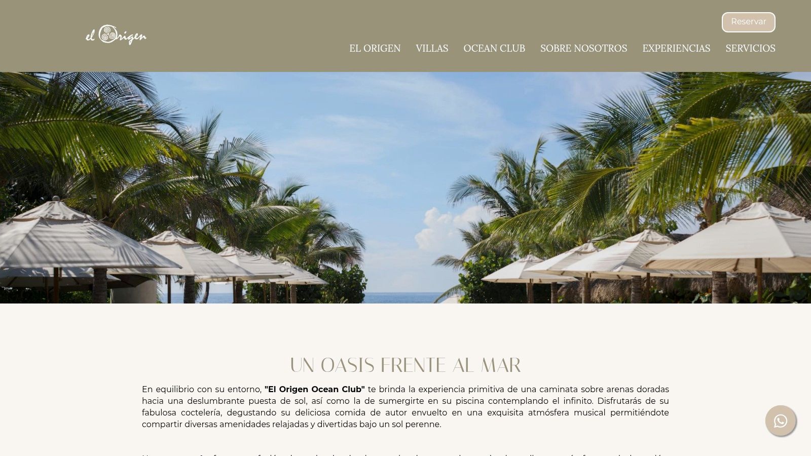 El Origen Ocean Club – El-origen.com