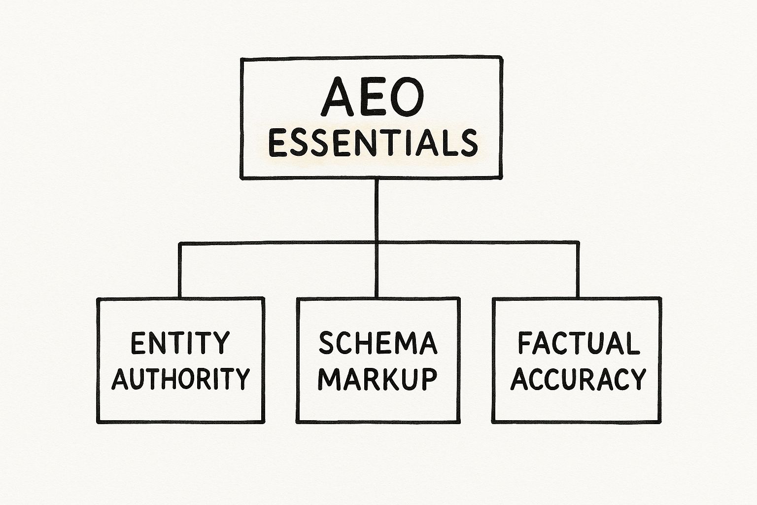 Infographic about answer engine optimization