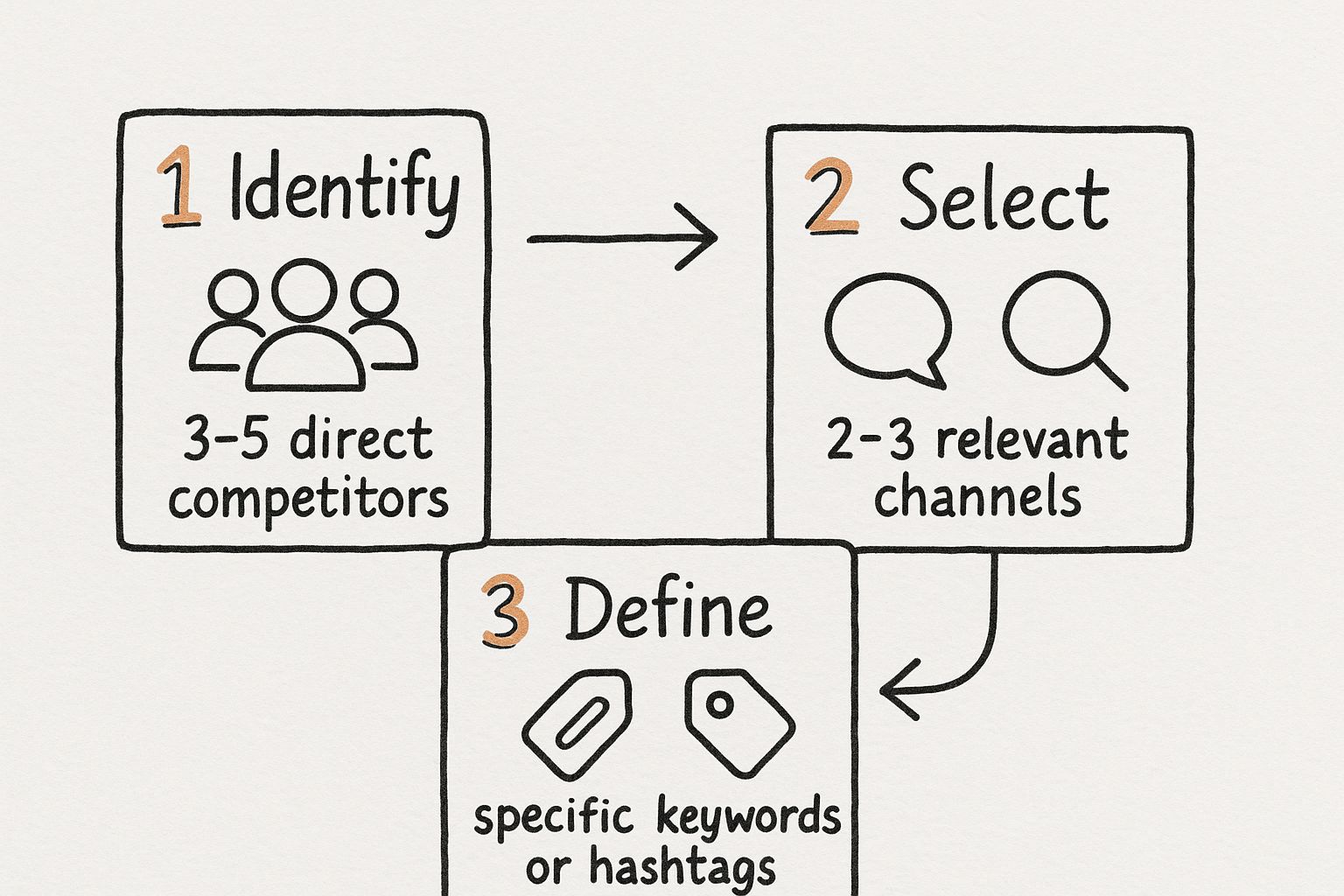 Infographic about how to calculate share of voice
