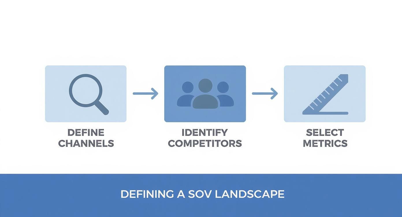 Infographic about calculate share of voice