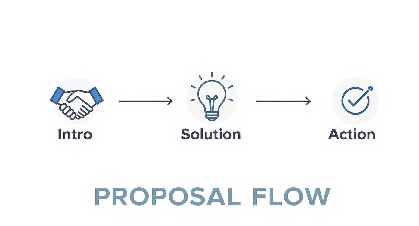 Infographic about how to write business proposals