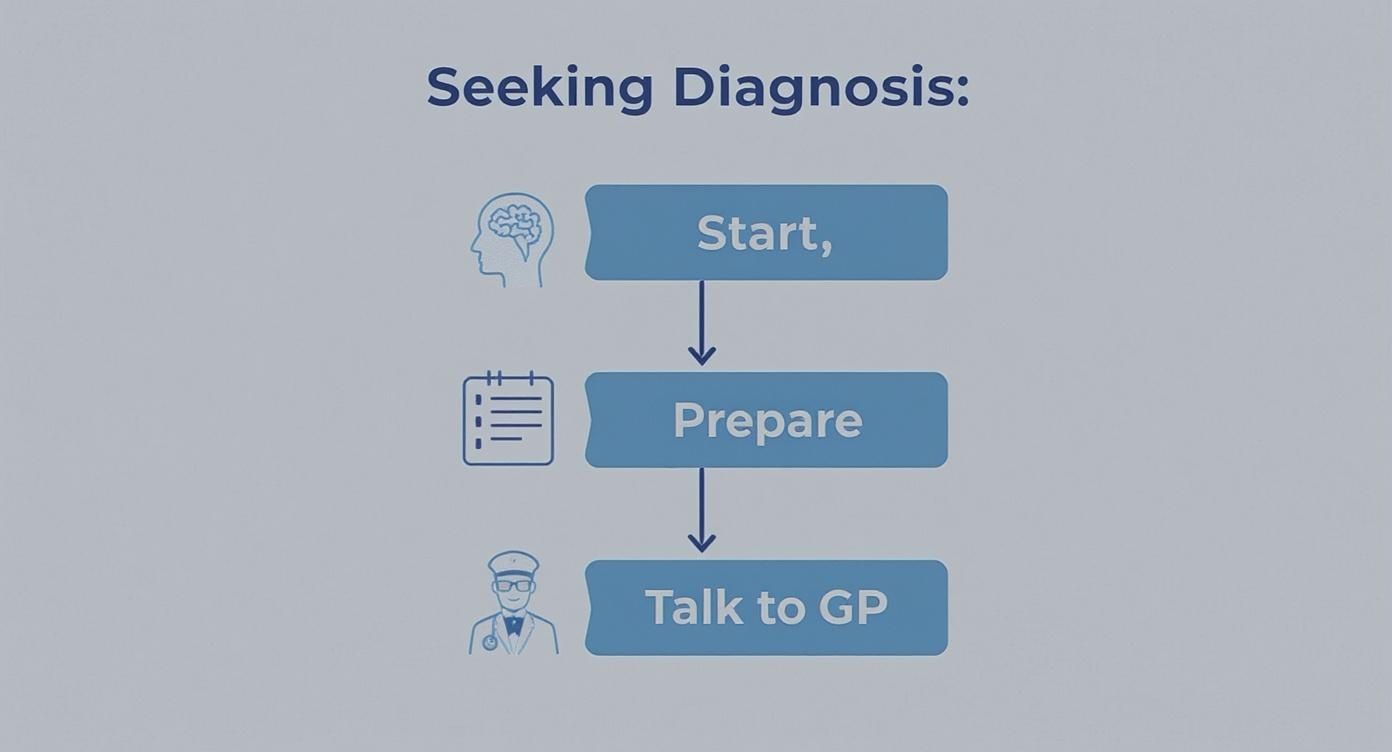 Infographic about autism diagnosis near me