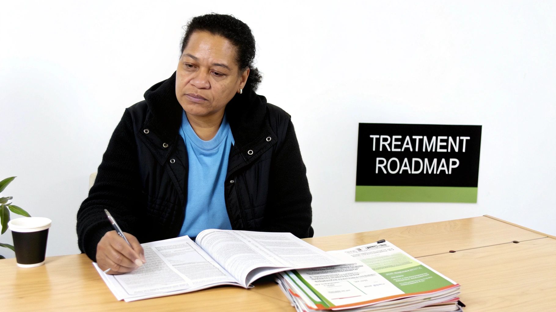 An adult's hands sorting through different types of pills, symbolising the process of finding the right ADHD medication.