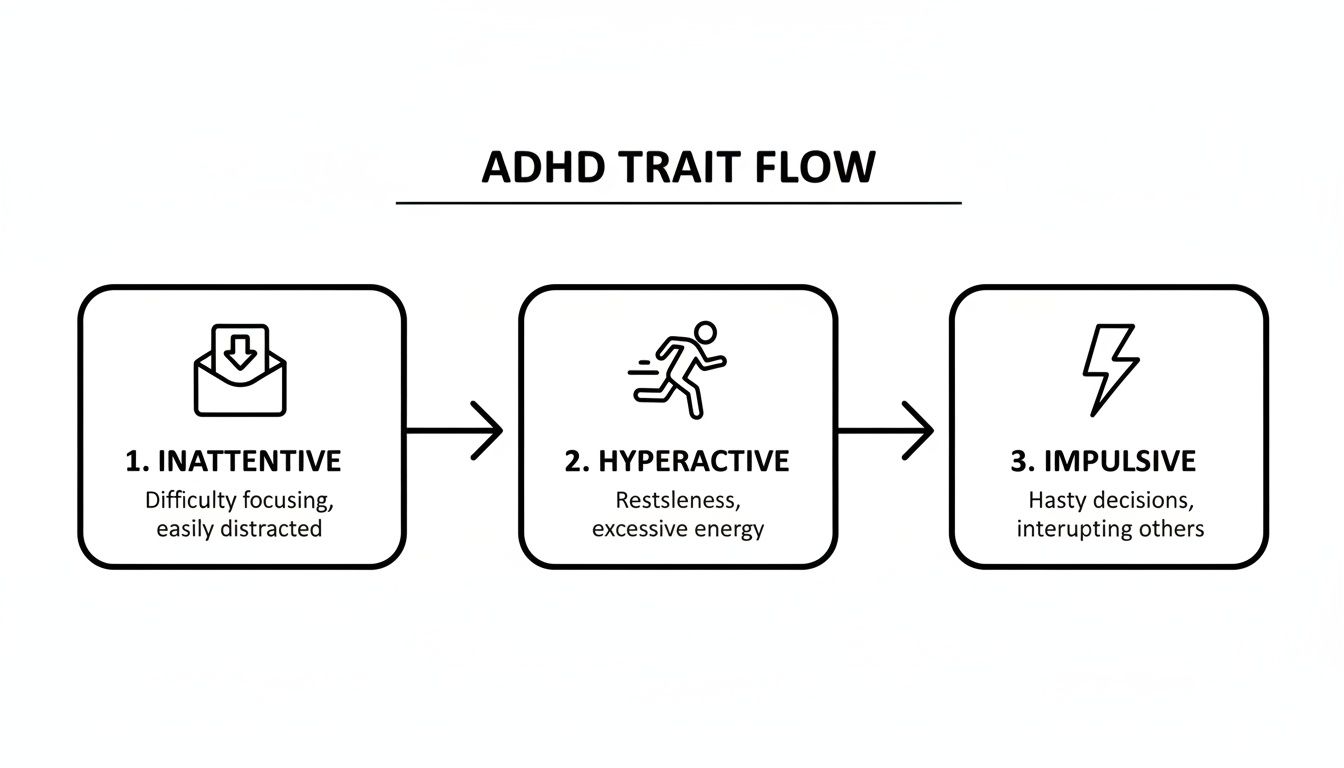 Infographic about adhd assessment for adults