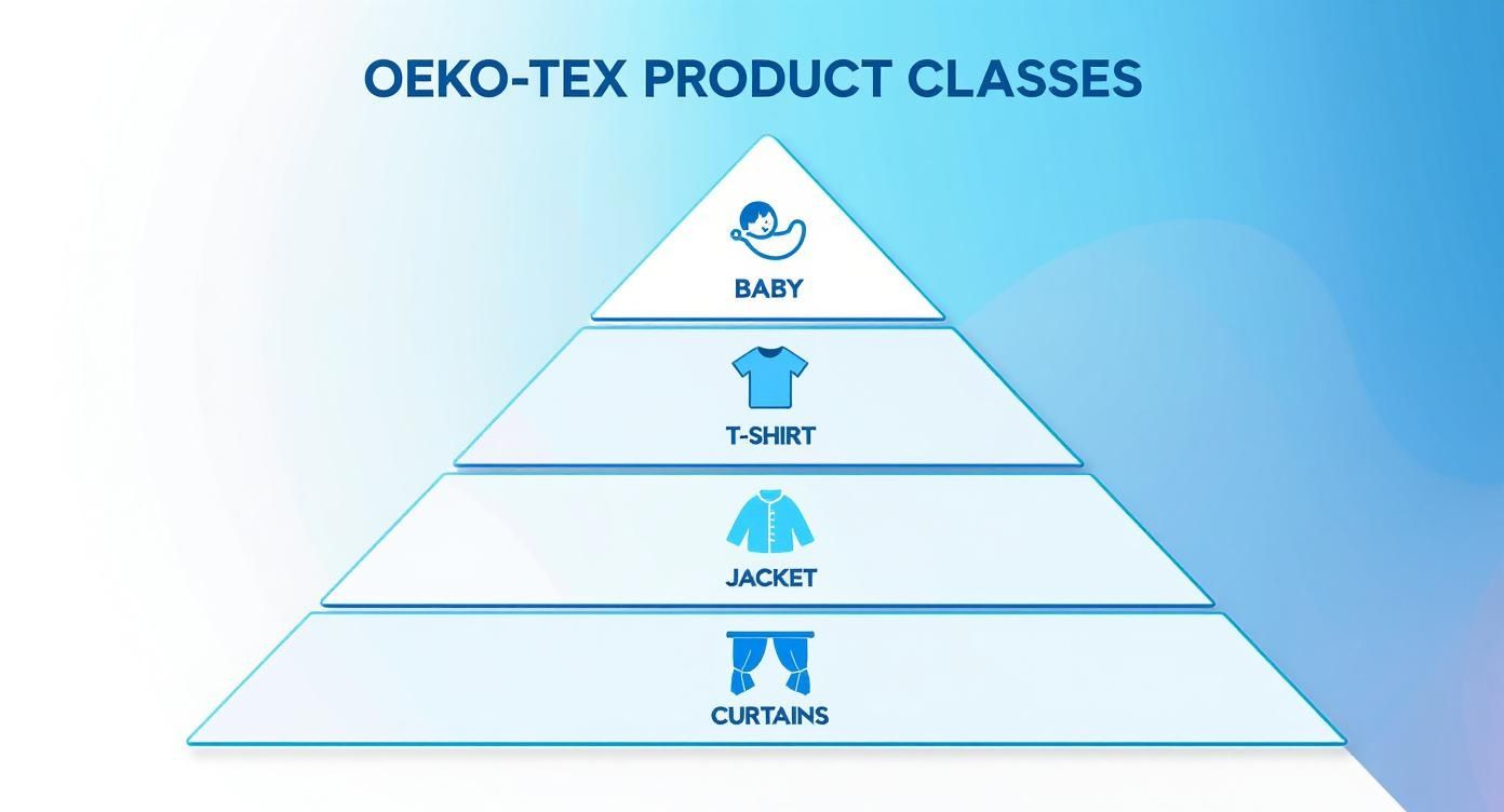 Infographic about oeko tex certified meaning