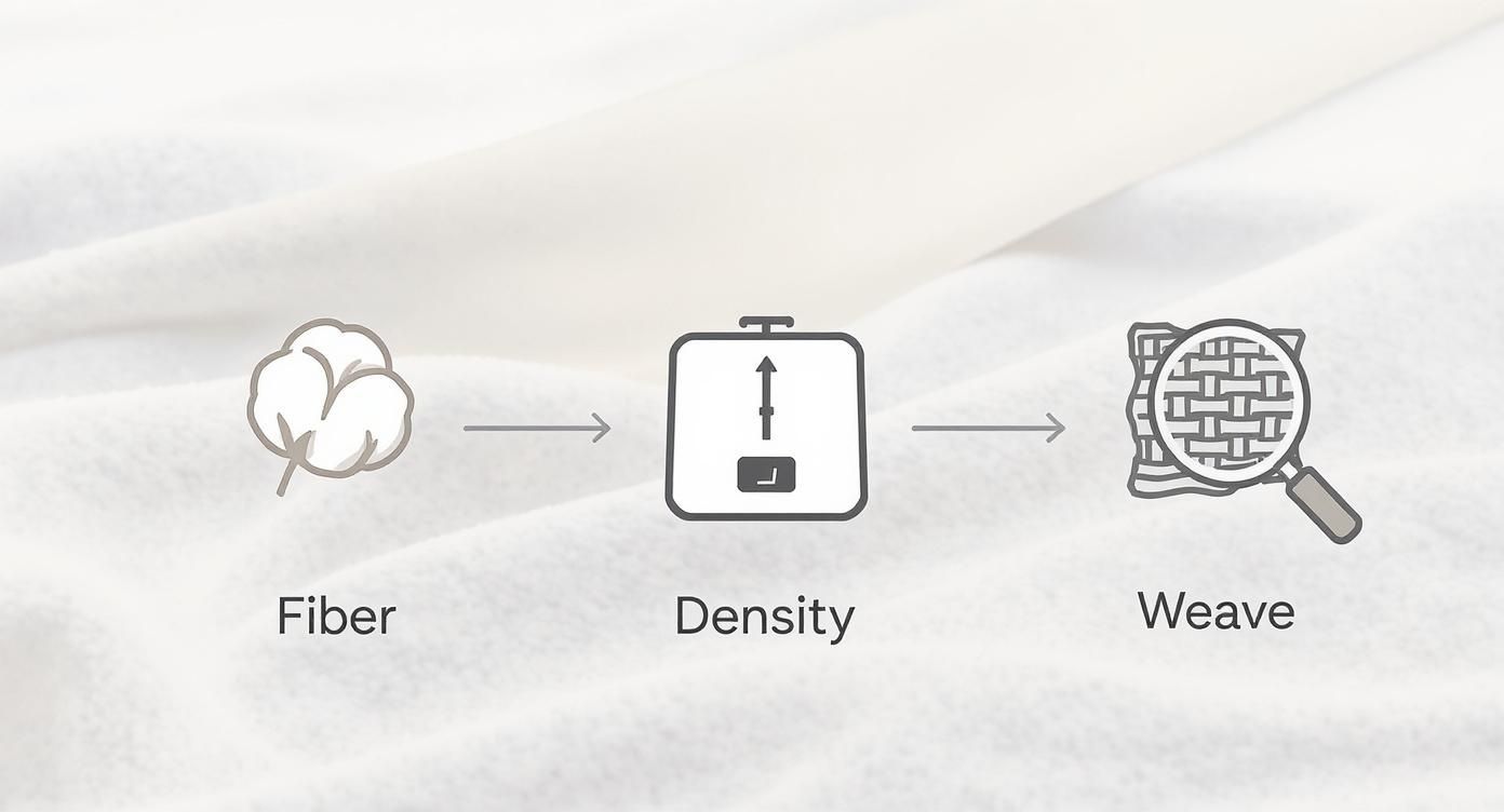Infographic about luxury bath towels set