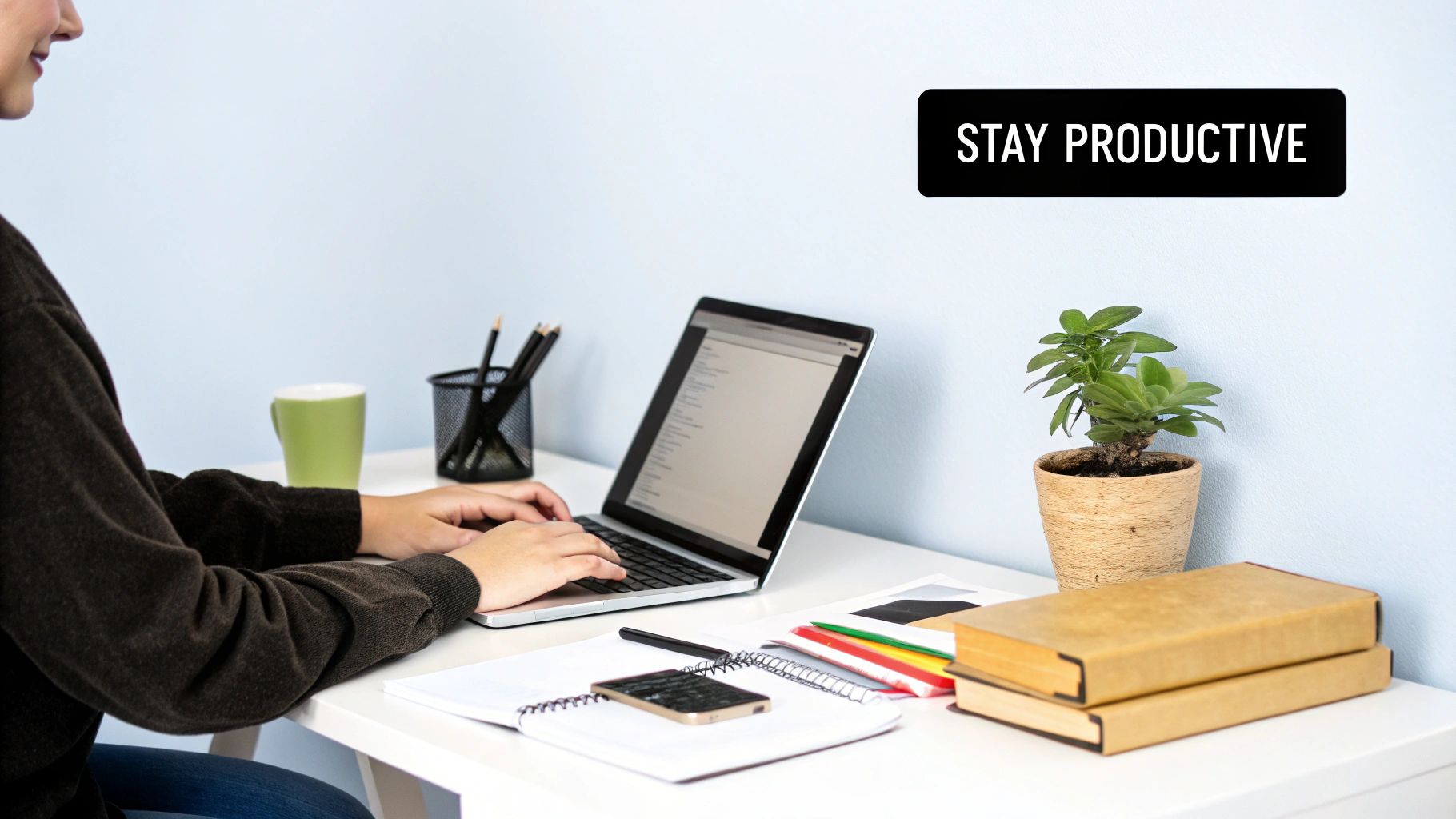 How do you stay motivated and productive when working from home?