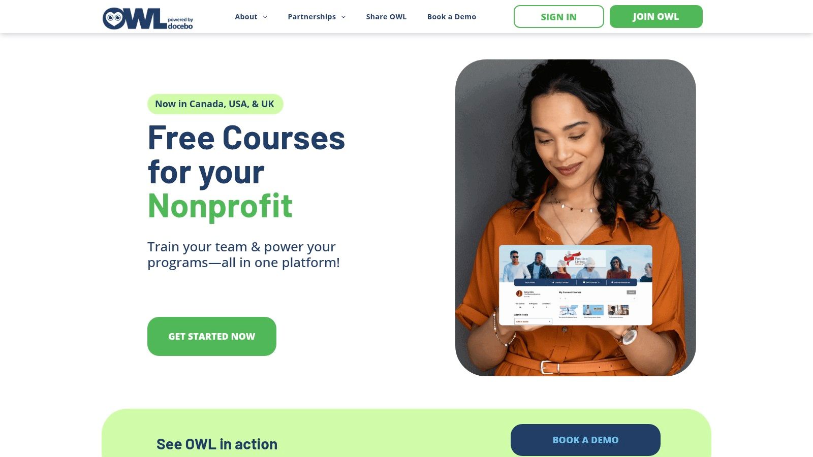 Docebo + OWL (Open World Learning)
