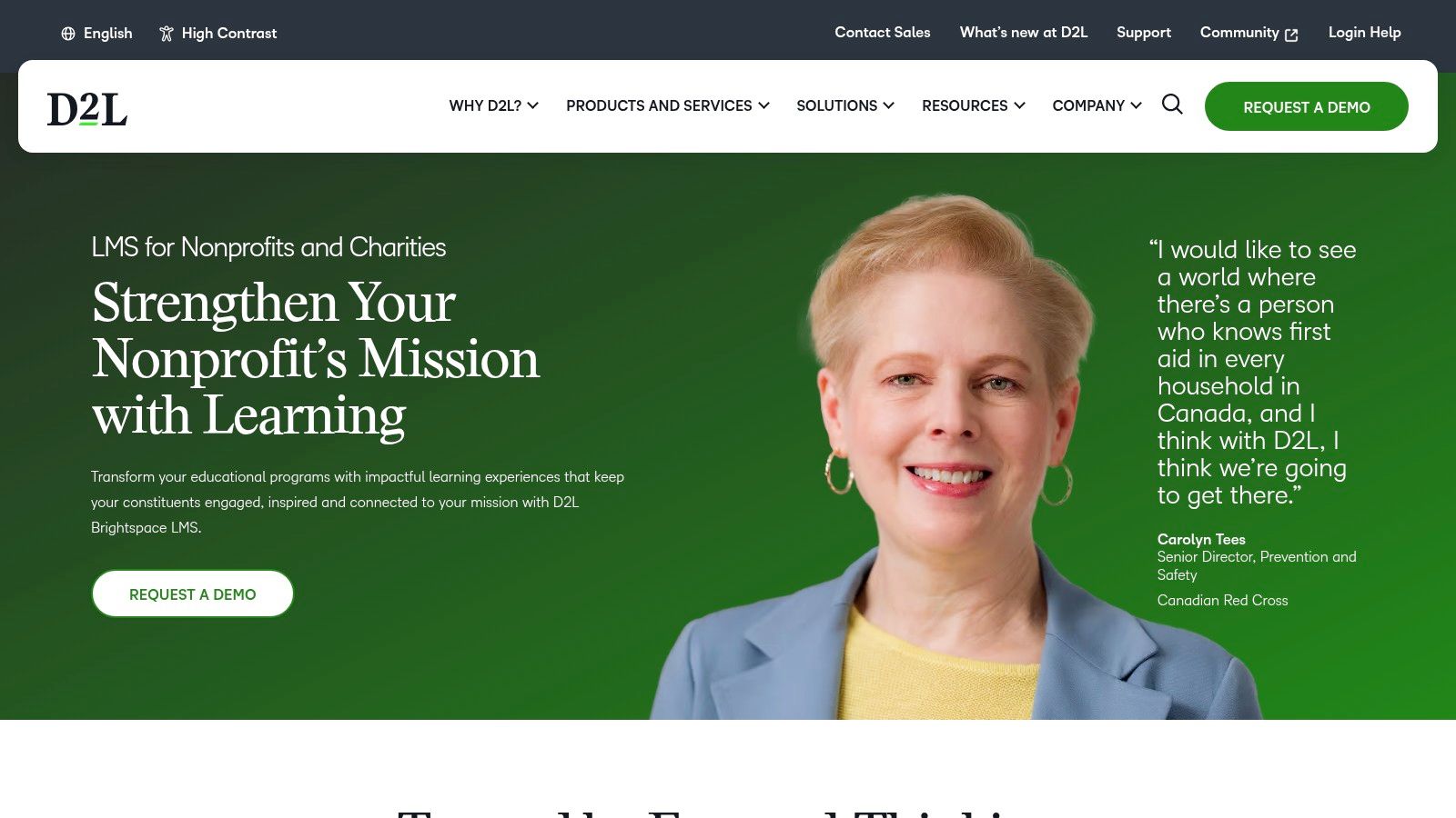 D2L Brightspace for Nonprofits