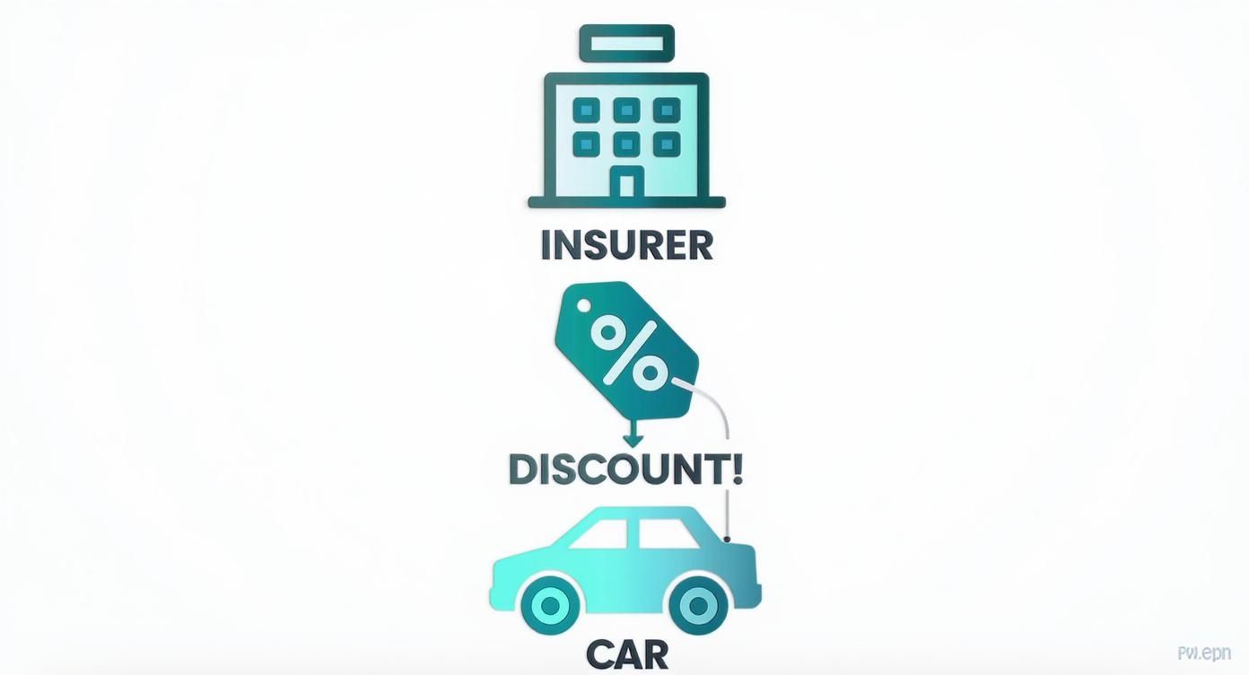 Infographic about anti-theft devices for cars insurance