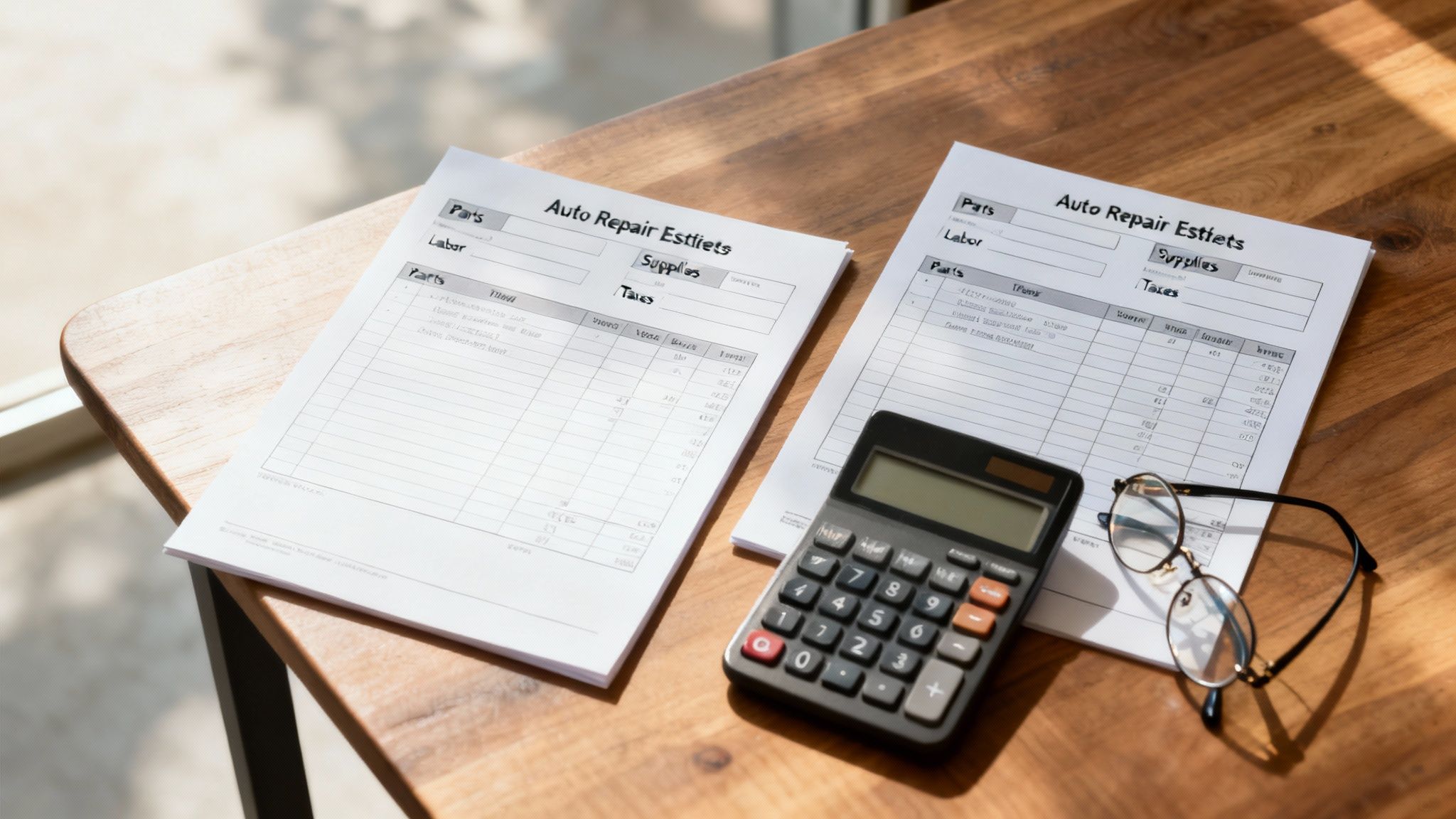 Finding Auto Repair Services Near Me 3 An auto mechanic showing a car repair invoice to a customer