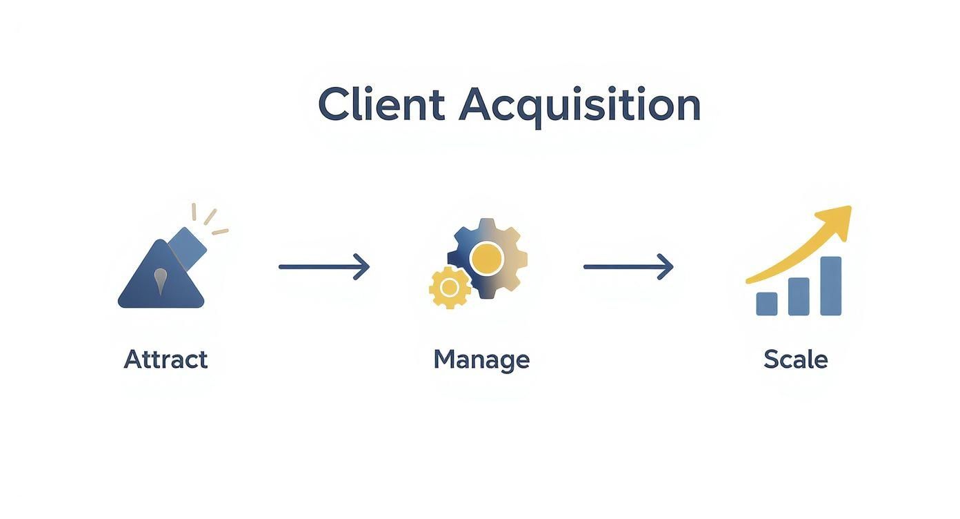 Infographic about lead generation for attorneys