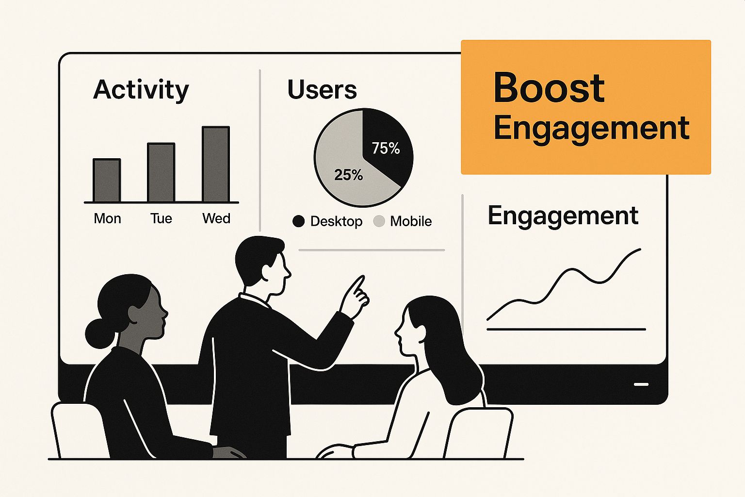 Infographic about crm integration with facebook