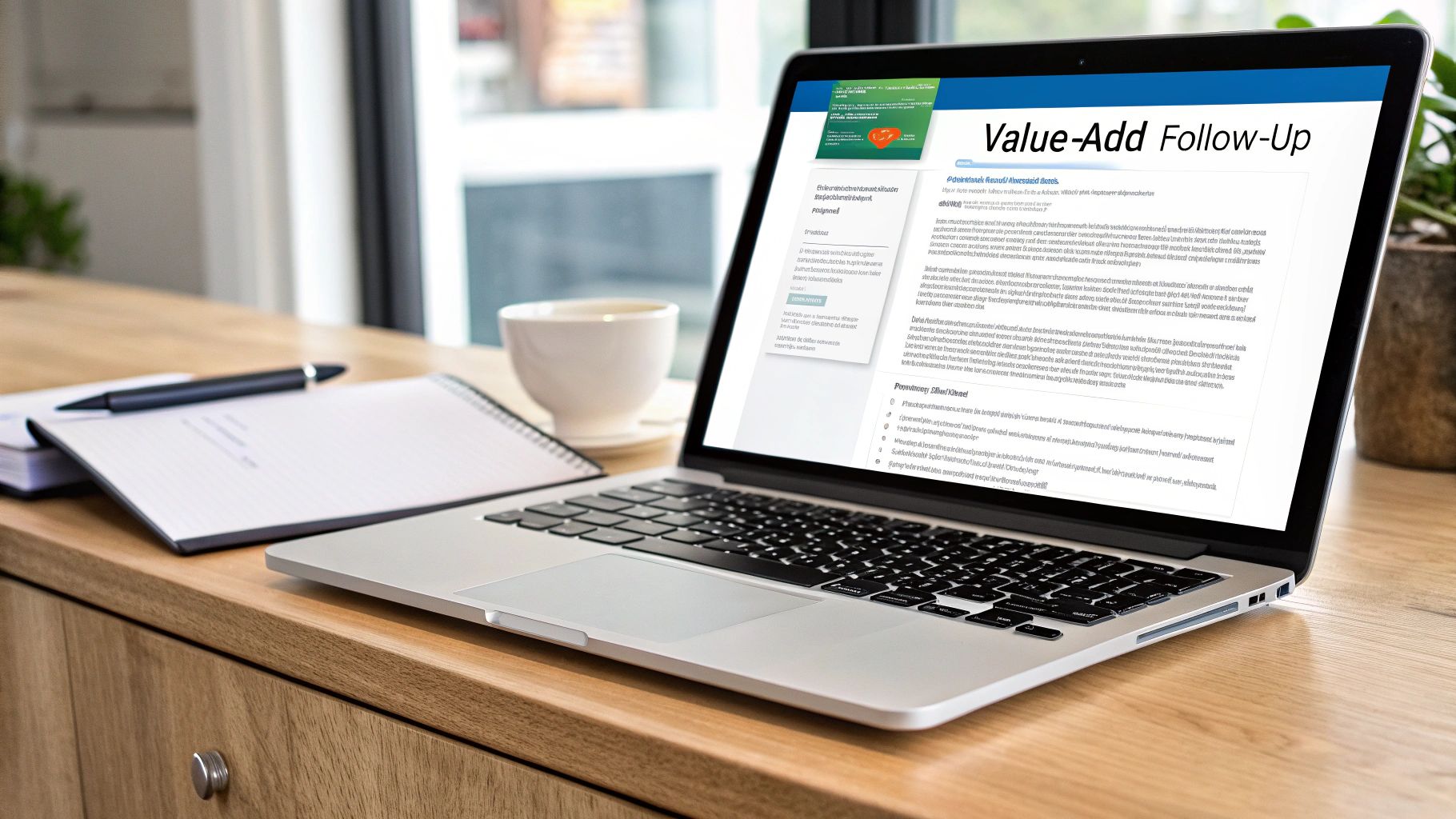 The Value-Add Follow-Up