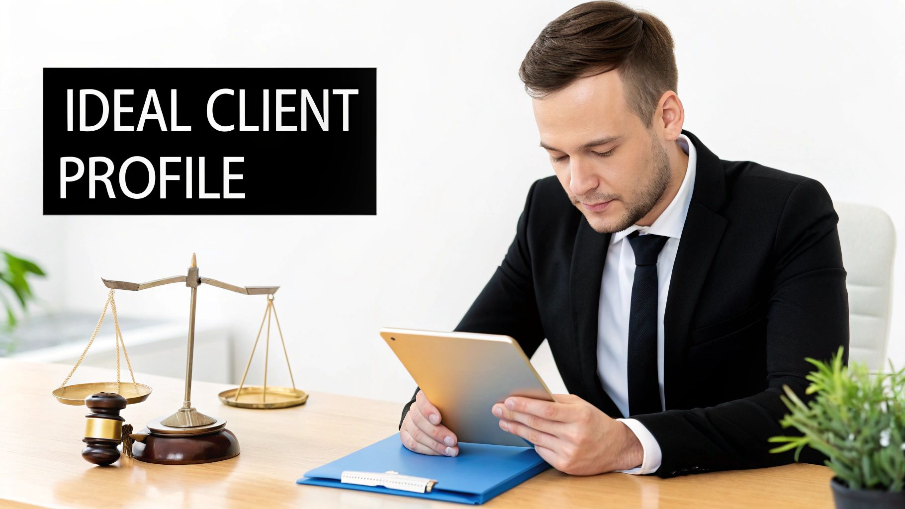 A magnifying glass focusing on a group of people, highlighting one individual