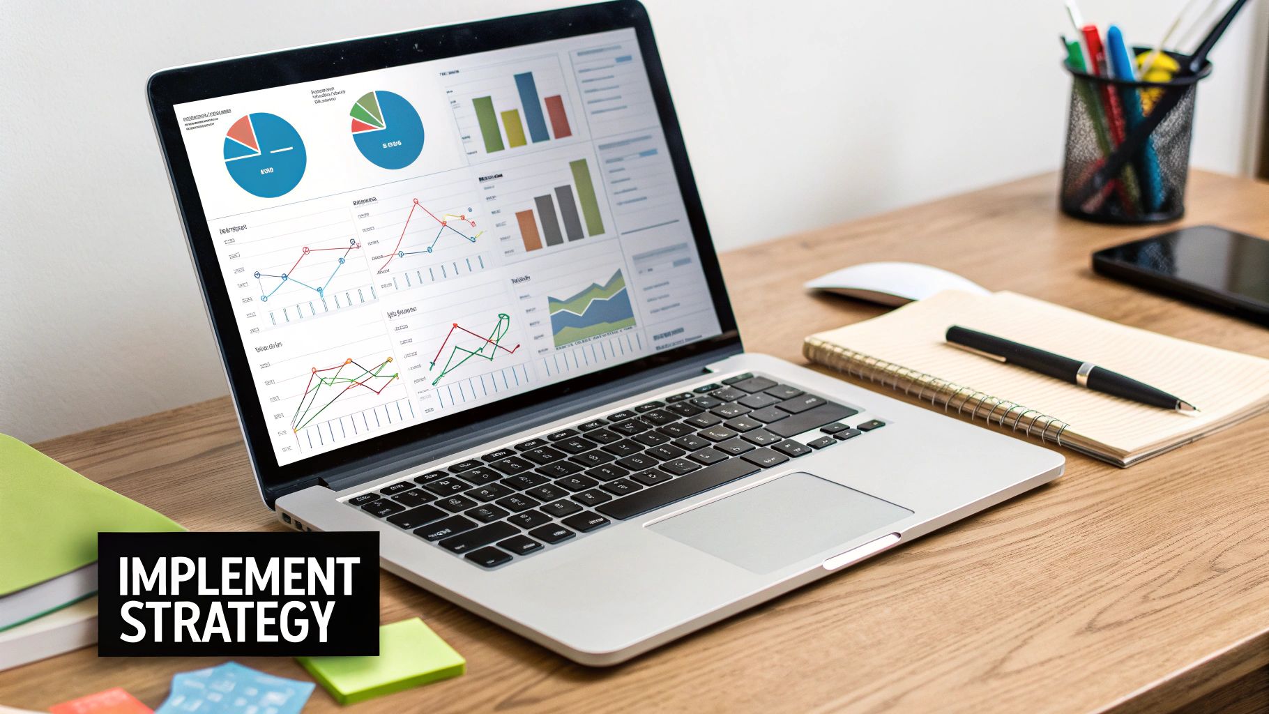 A person drawing a strategic roadmap on a whiteboard, representing the planning of an attribution model.