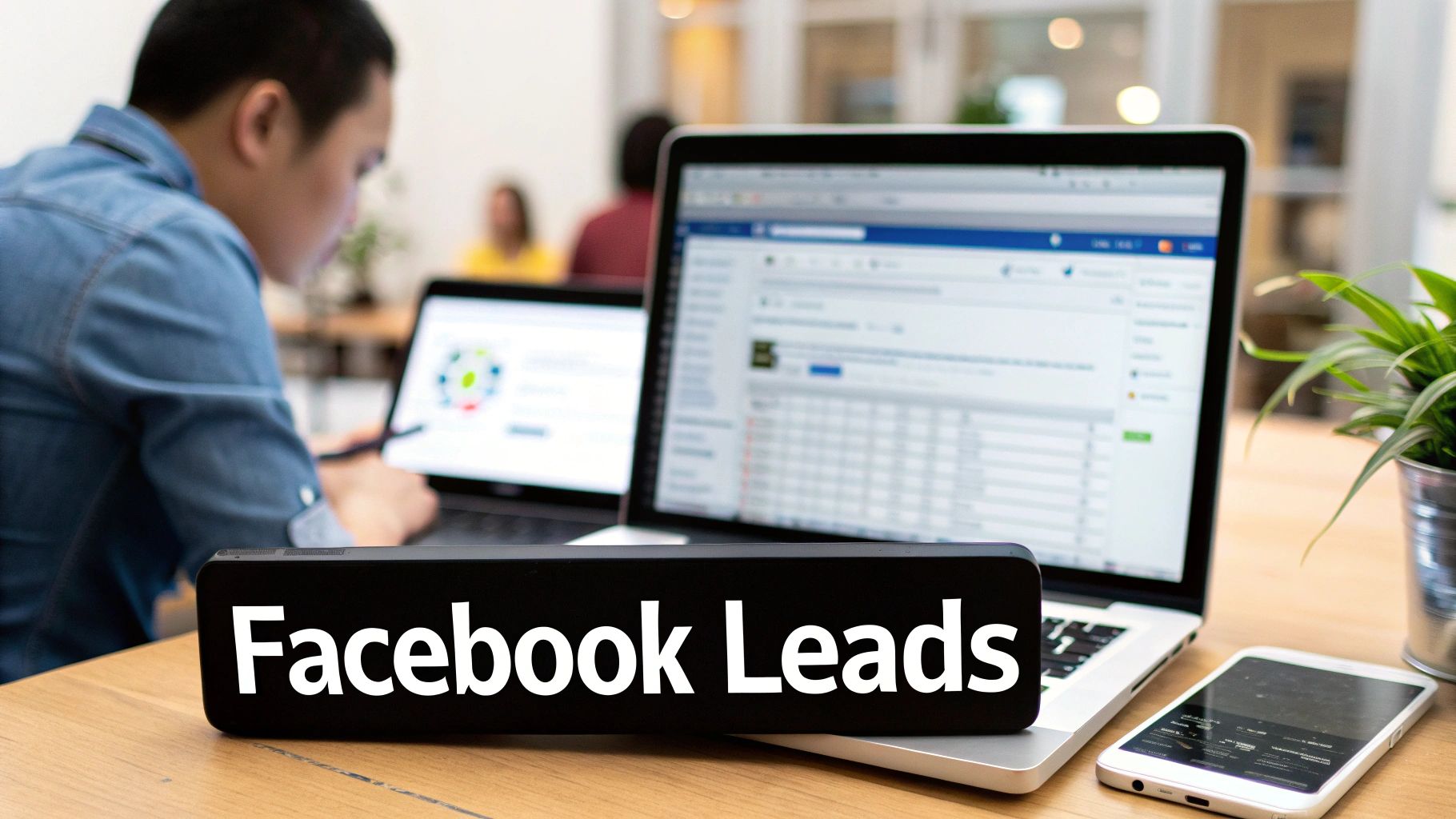 A comparison chart showing how landing pages and lead forms serve different purposes.