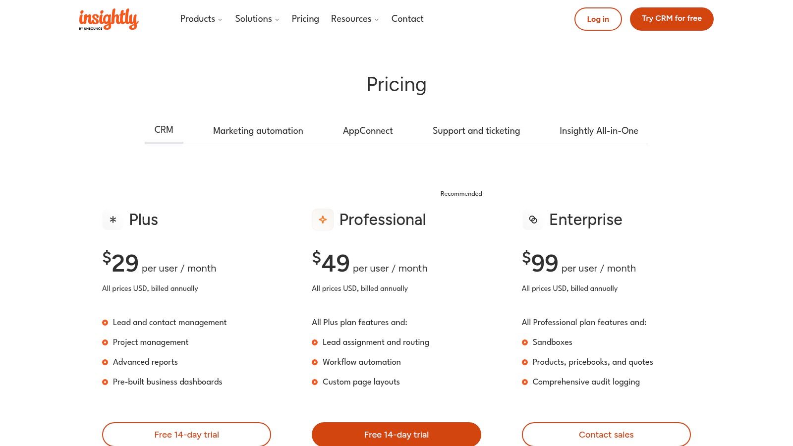 Insightly CRM