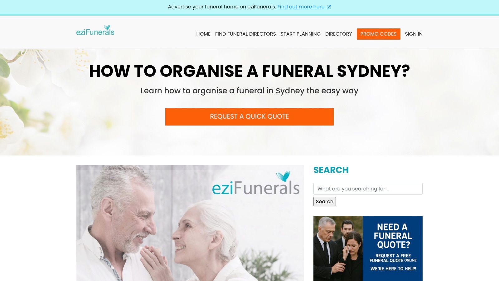 eziFunerals – Sydney funeral director comparison and quotes