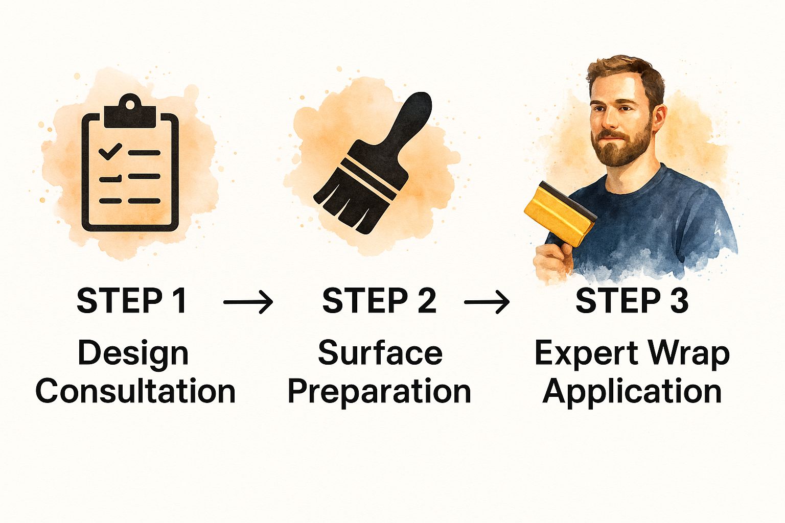 Infographic about creative wraps dubai