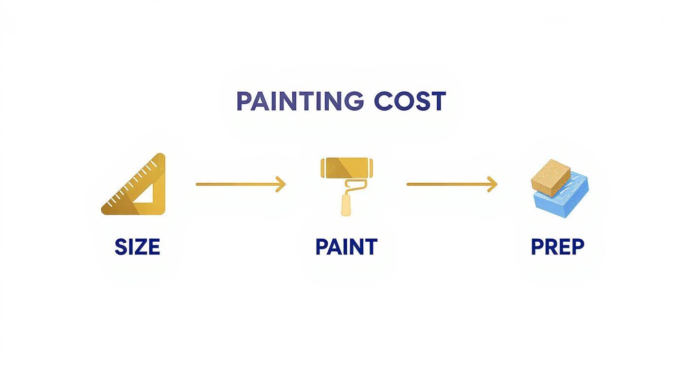 Infographic about home painting dubai