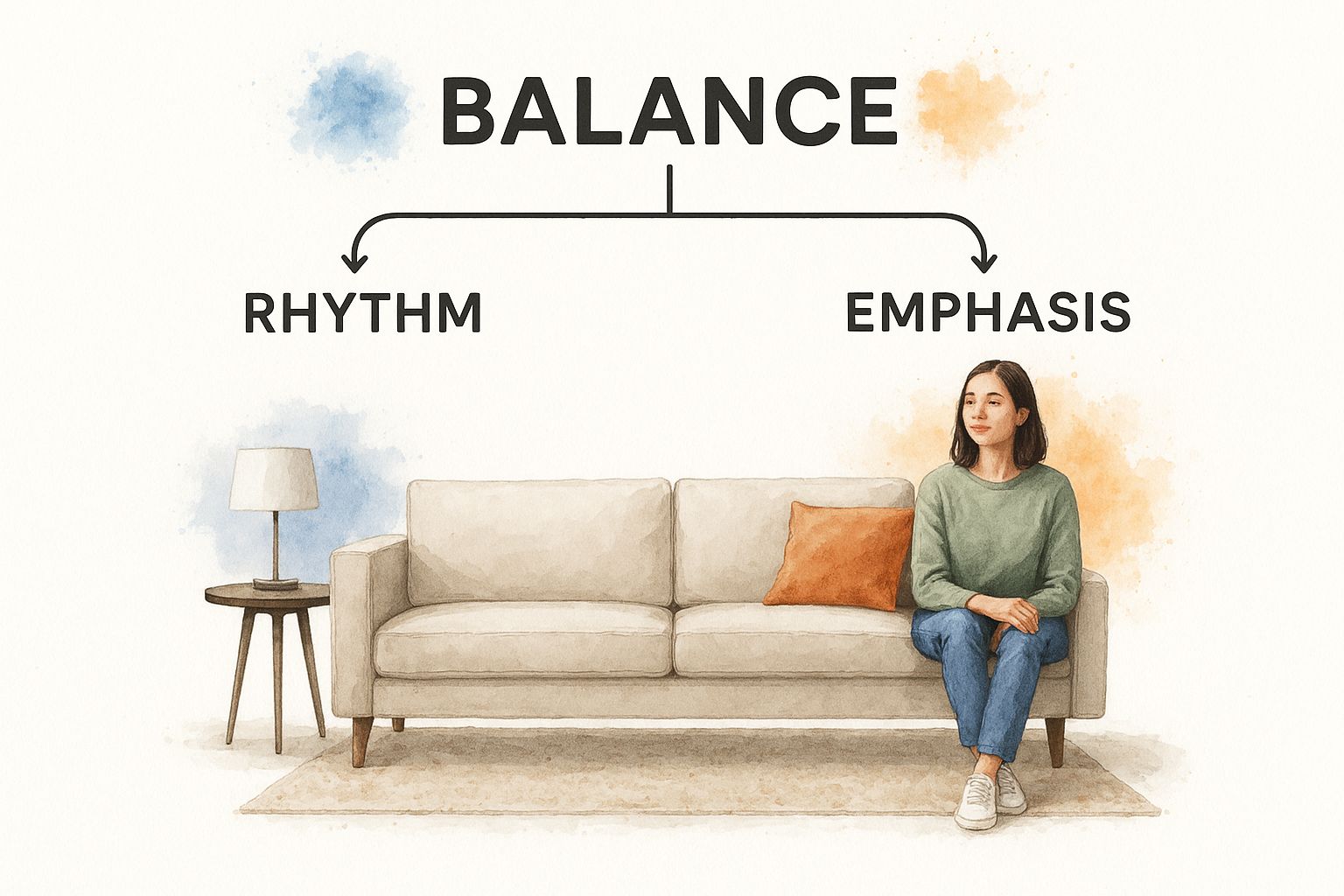 Infographic about interior design