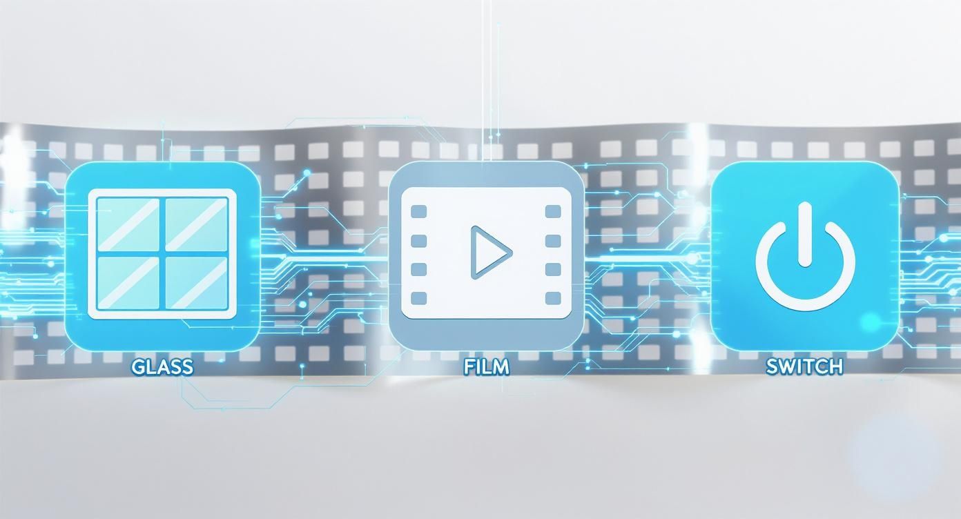 Infographic about smart glass films