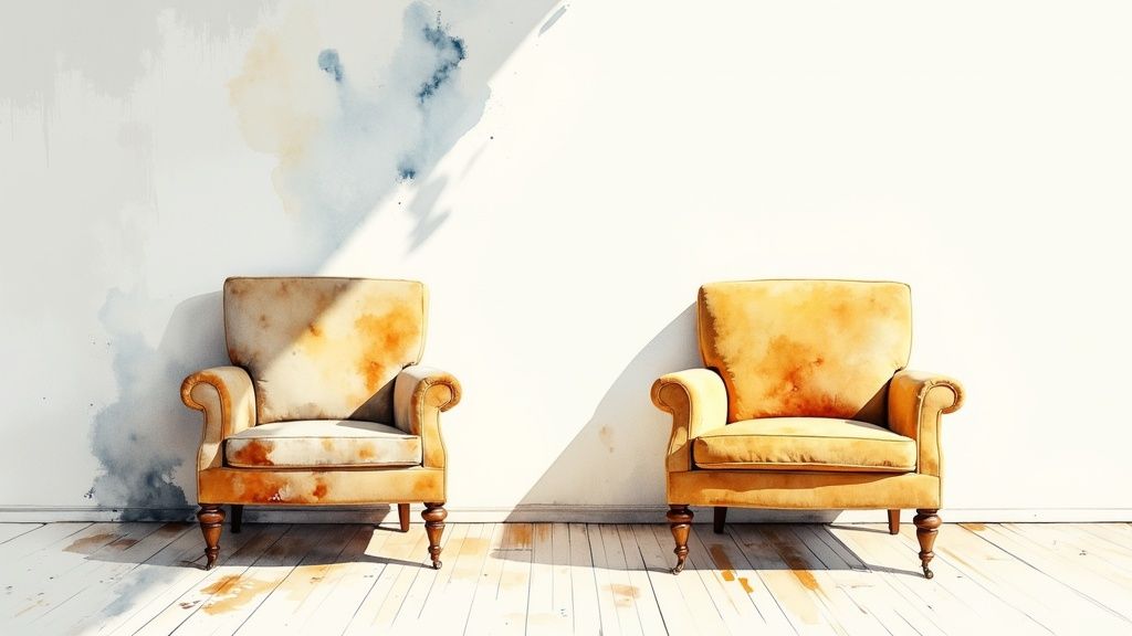 Sunlight streaming through window