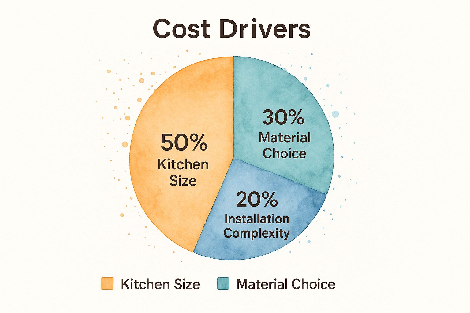 Infographic about kitchen wrapping dubai cost