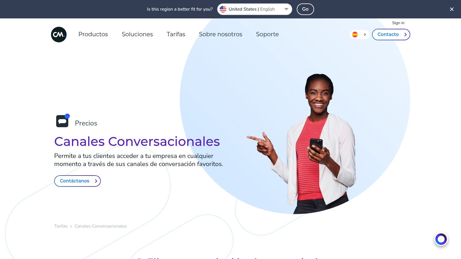 Plataforma de comunicación digital de CM.com