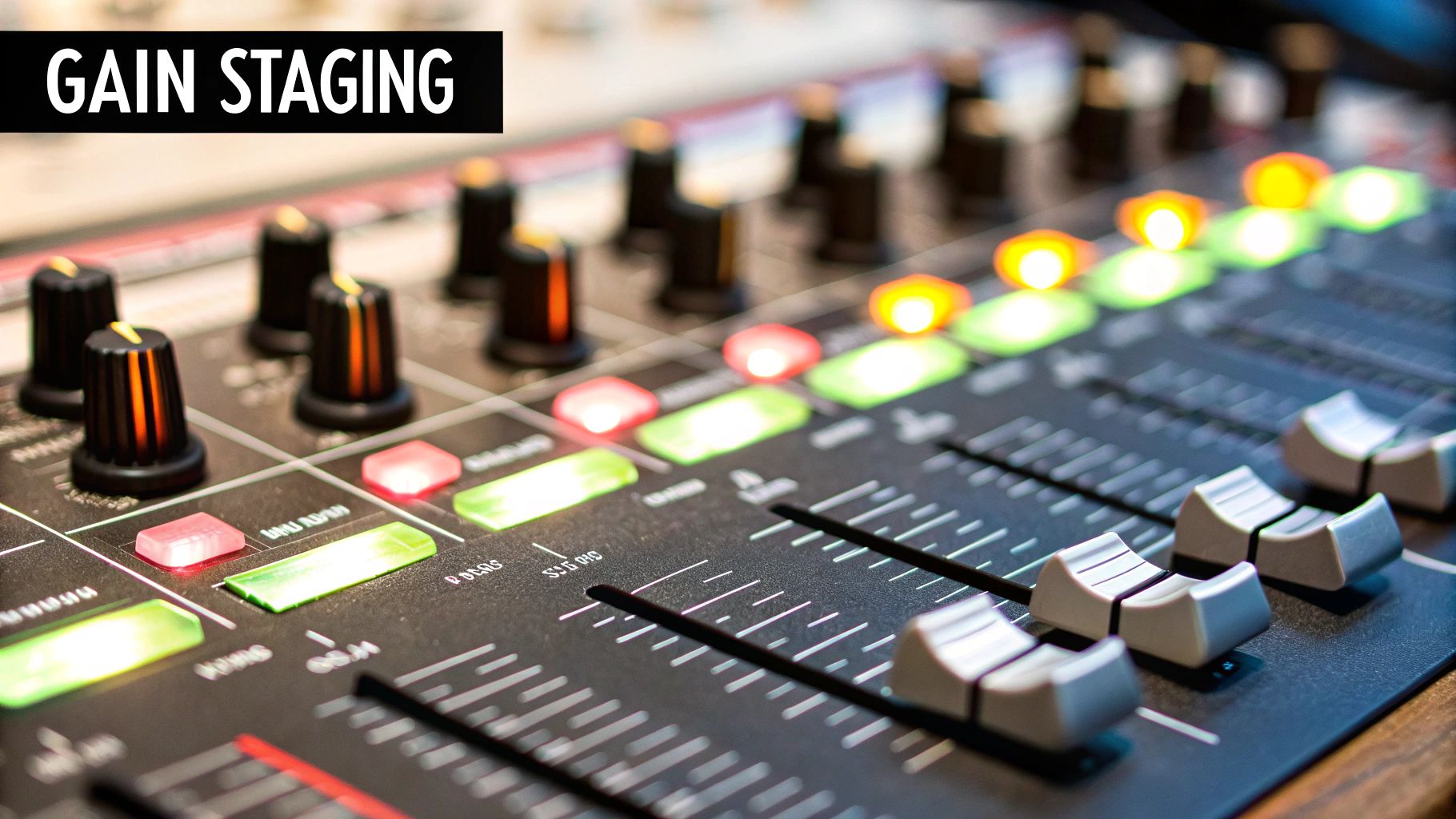 Start with proper gain staging