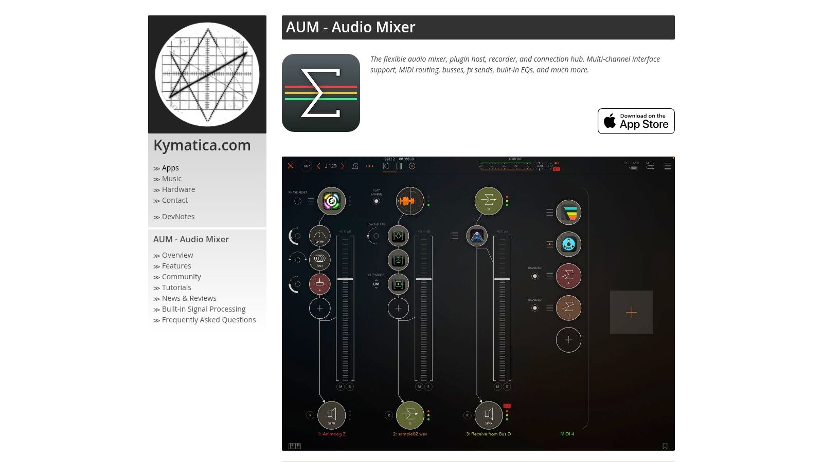 AUM – Audio Mixer