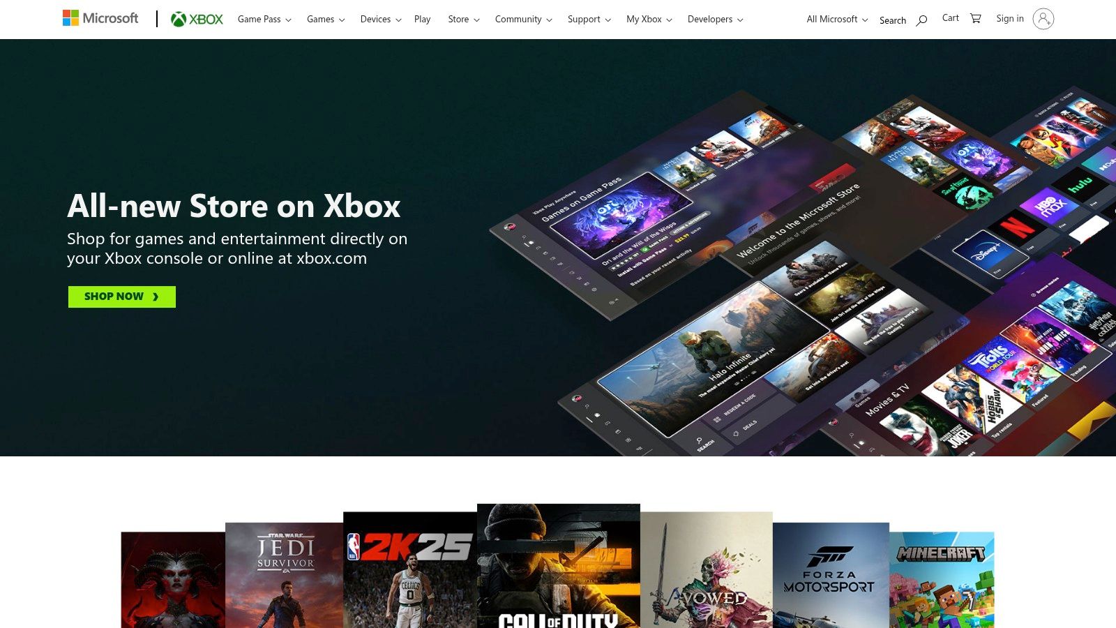 Microsoft/Xbox Store
