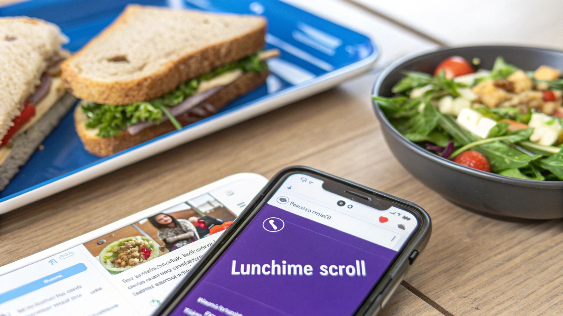 Lunchtime Scroll 12 PM - 1 PM Strategy