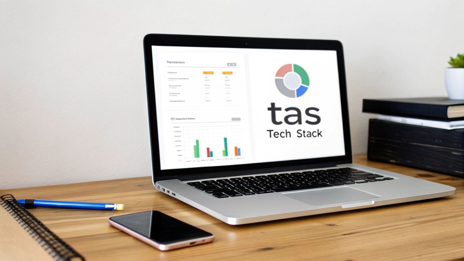 An abstract illustration of interconnected gears and data streams, representing the tech stack powering a TAS strategy.