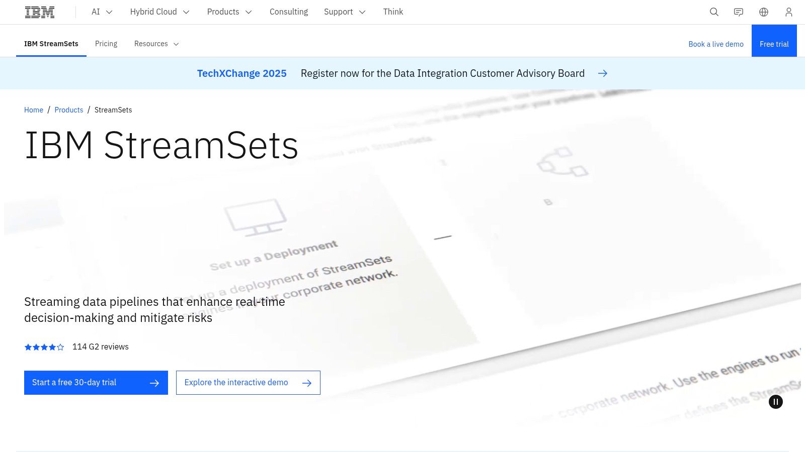 IBM StreamSets – Data Integration with Pipeline Monitoring