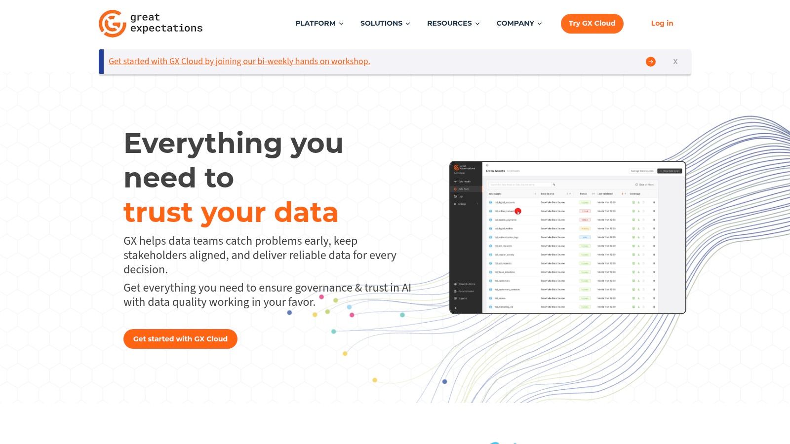 Great Expectations (GX Cloud)