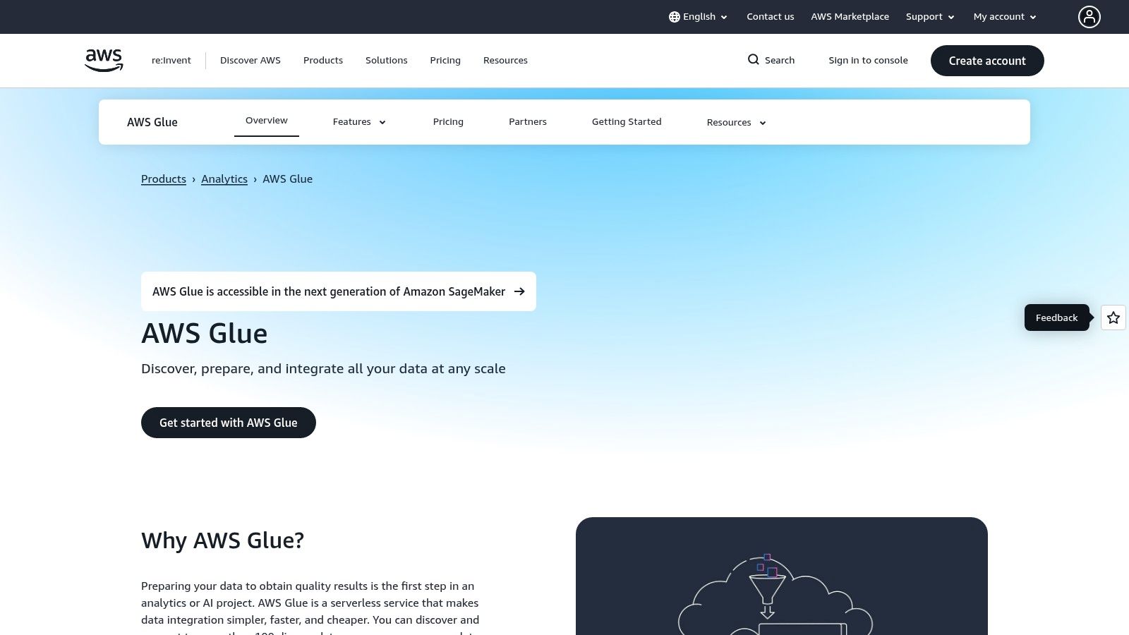 AWS Glue (and Glue DataBrew)