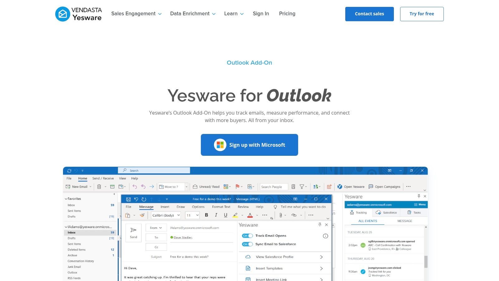 Yesware for Outlook