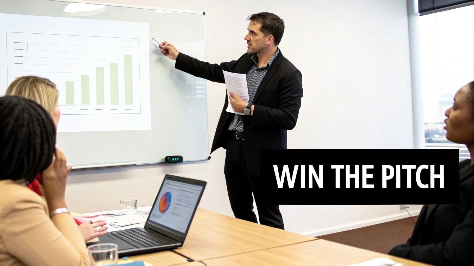 A diverse group of entrepreneurs collaborating in a bright, modern workspace.