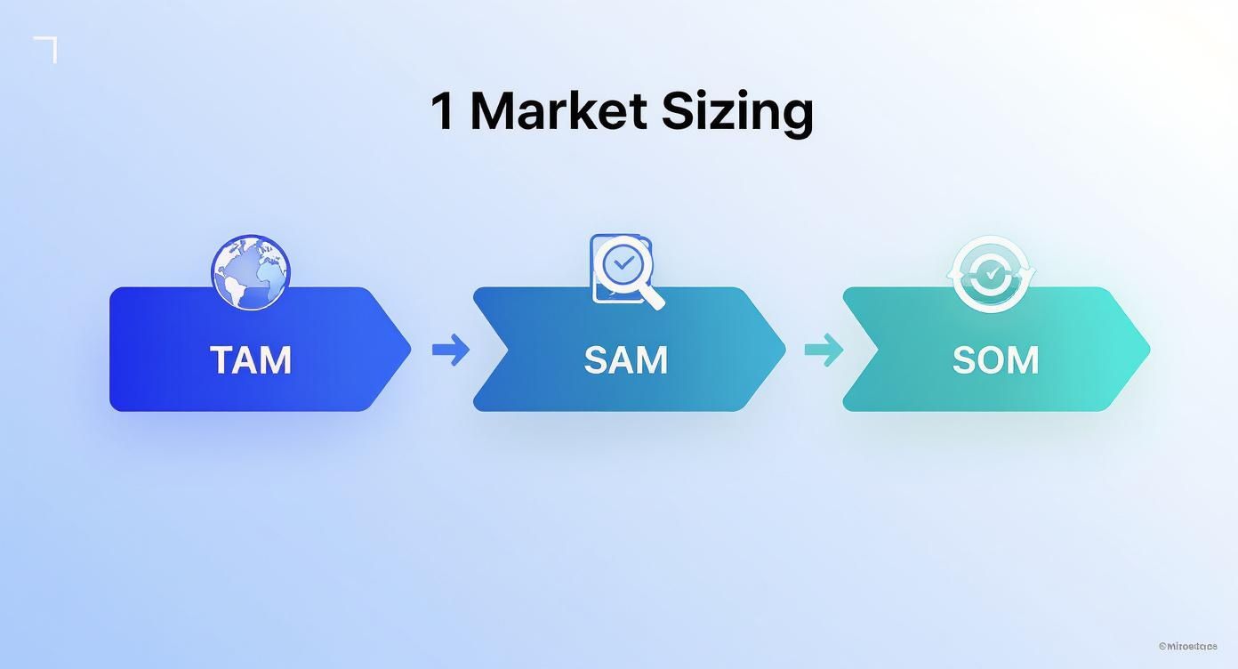 Infographic about how to identify target market