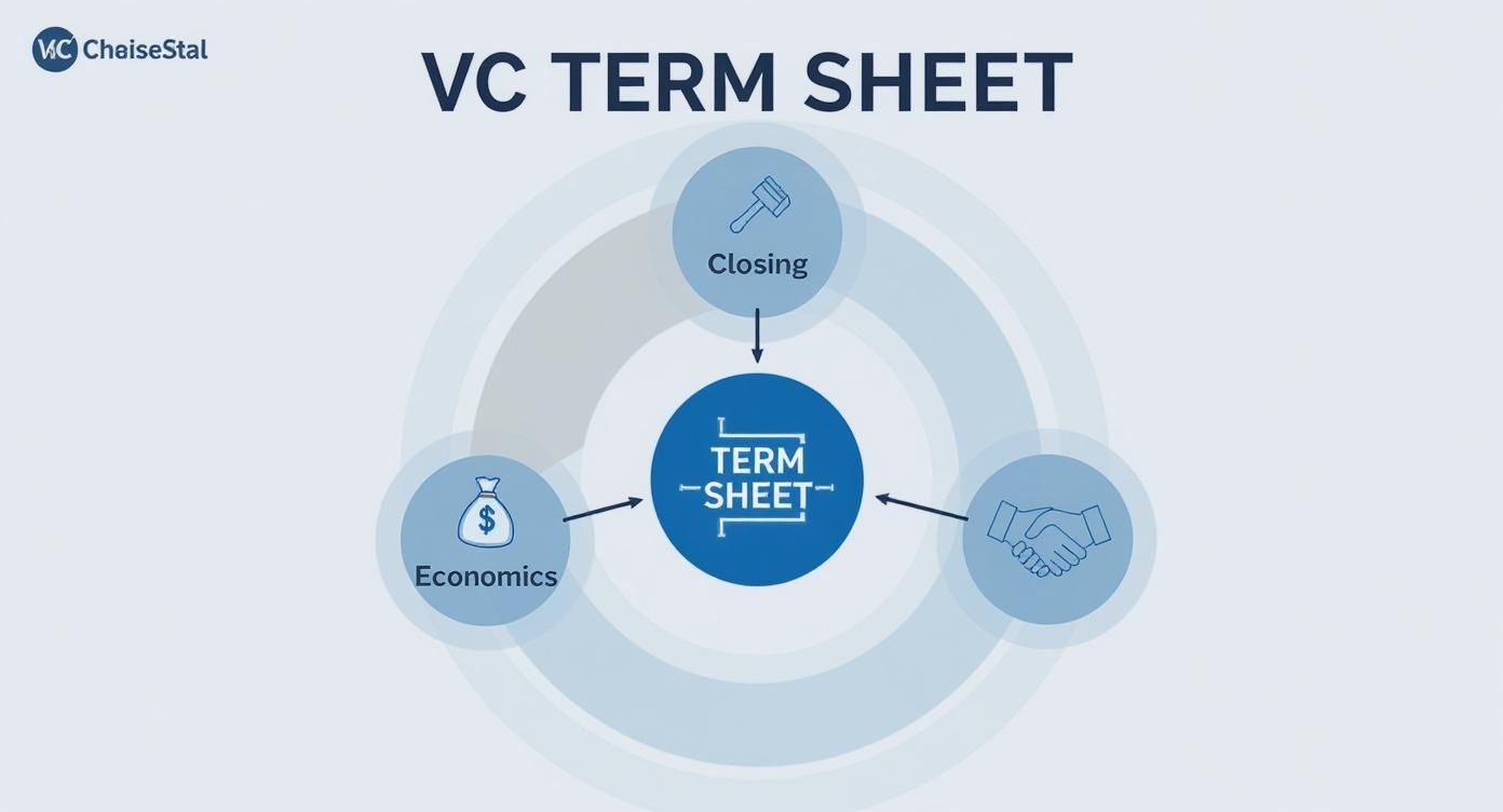 Infographic about venture capital term sheet