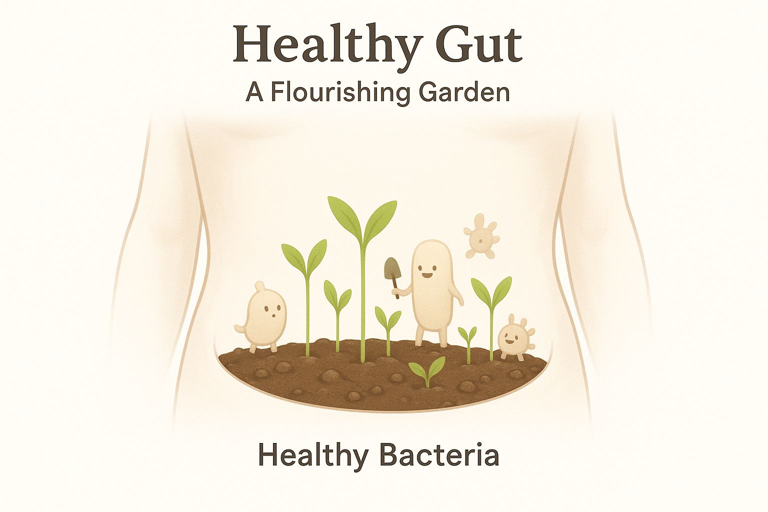 Infographic about natural prebiotics and probiotics