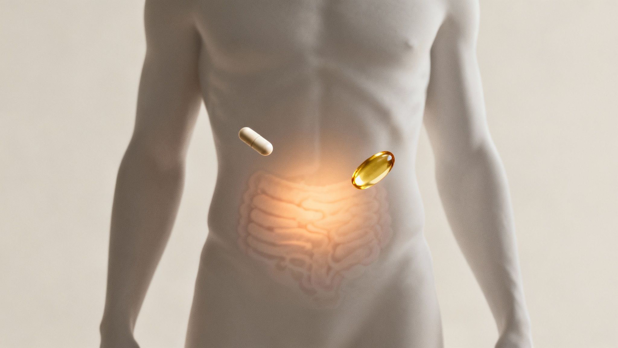 Woman smiling while holding a glass of a healthy green smoothie, representing the positive effects of probiotics and vitamin D on health and vitality.