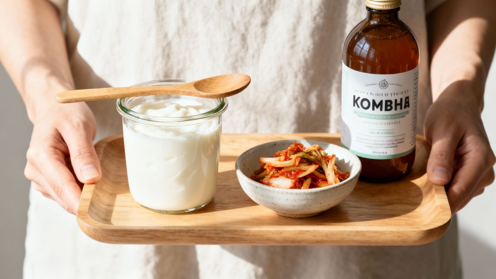 A vibrant illustration of beneficial gut bacteria in a healthy digestive system.