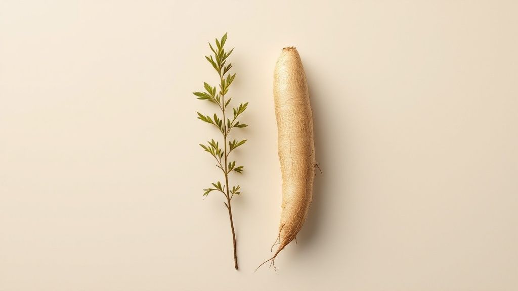 Adaptogenic Herbs (Ashwagandha, Rhodiola, Ginseng)