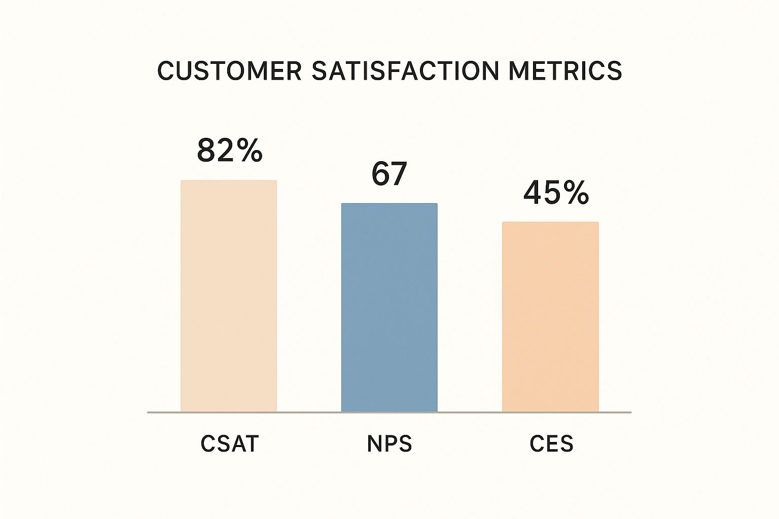 Infographic about customer satisfaction measurement